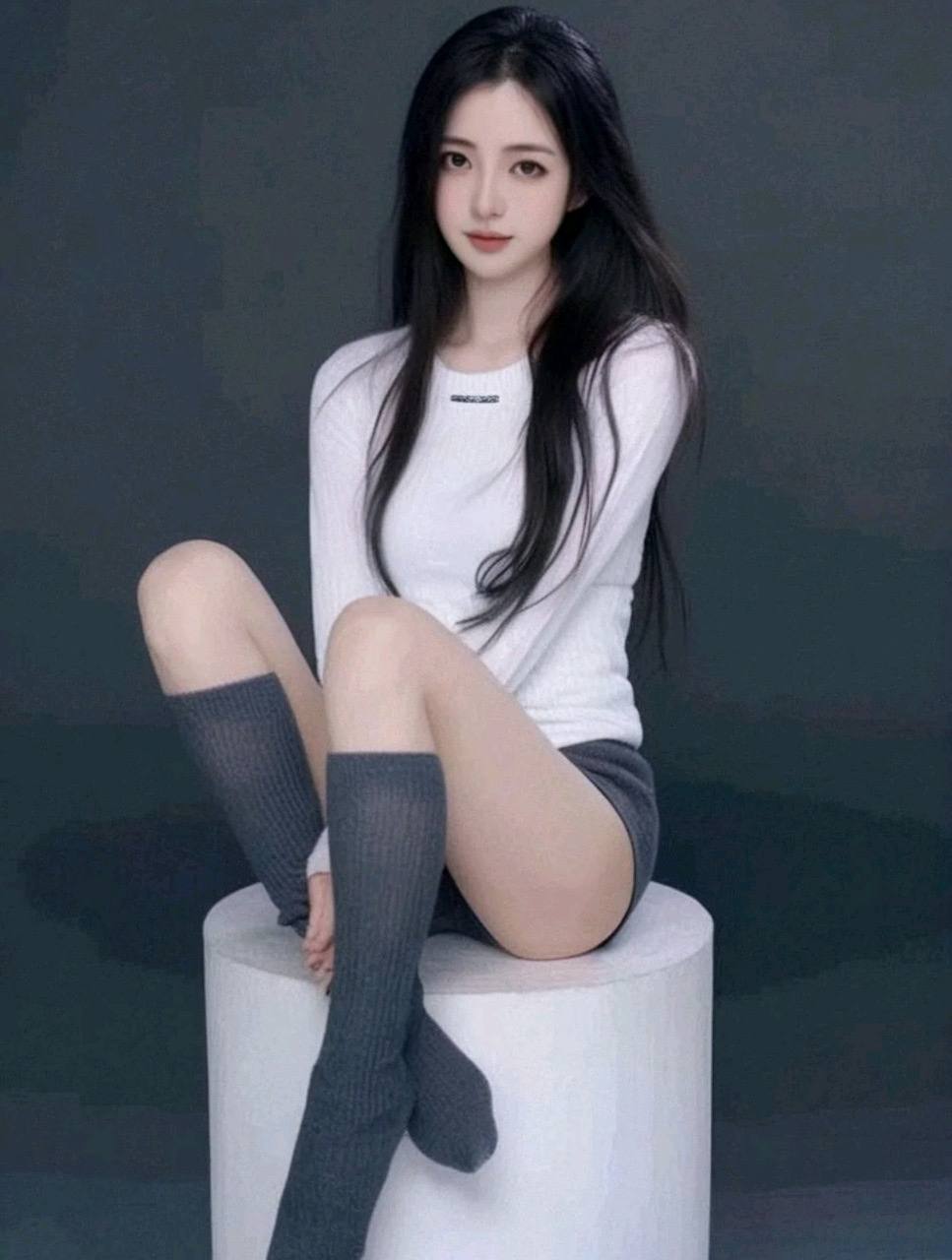 霍彩依 素颜 Polas 模卡 1